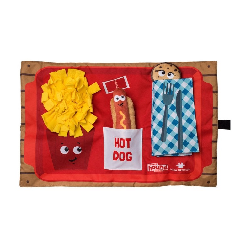 NINA OTTOSSON Gra interaktywna / mata węchowa 56 x 36 cm - fast food