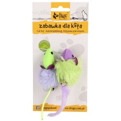 DINGO Zabawka dla kota - Party myszki 2 szt.