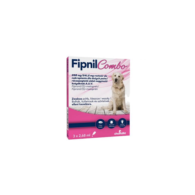 FIPNIL Combo L 20-40kg 268mg plus 241,20mg 2,68ml 3 pipety