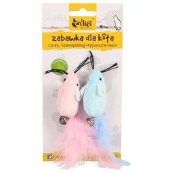 DINGO Zabawka dla kota - Myszki Twin 2 szt.