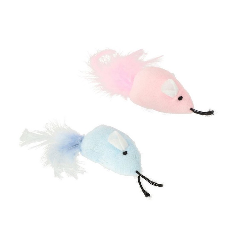 DINGO Zabawka dla kota - Myszki Twin 2 szt.