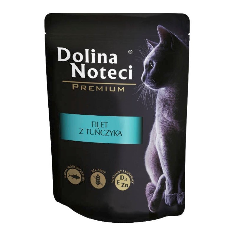 DOLINA NOTECI Filet z tuńczyka dla kota 85g (saszetka)