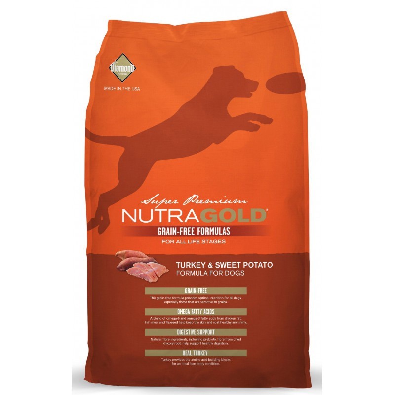 NUTRA GOLD Grain Free Turkey & Sweet Potato 13,6kg
