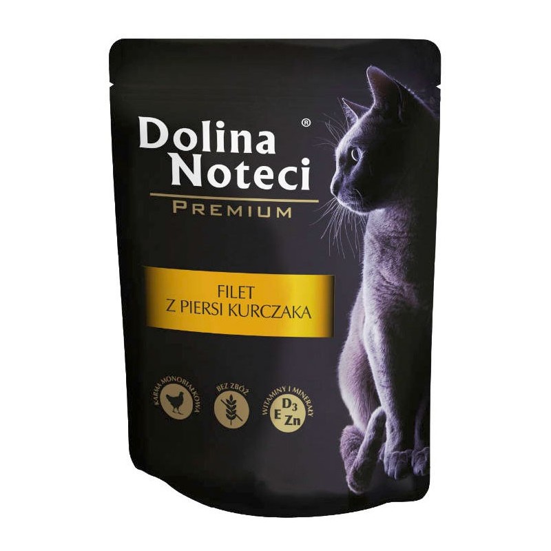DOLINA NOTECI Filet z kurczaka dla kota 85g (saszetka)