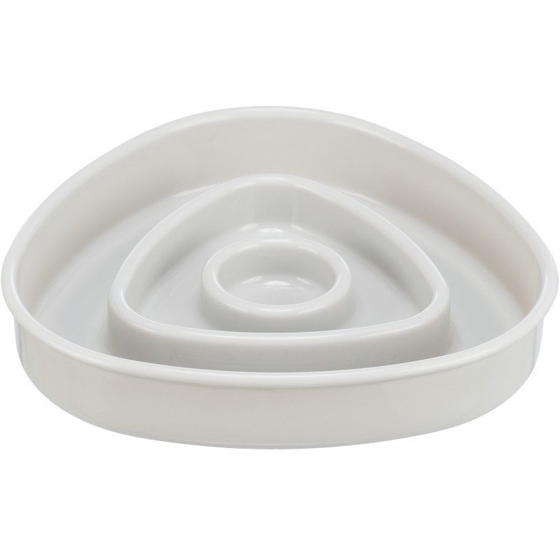 TRIXIE Slow Feeding miska plastikowa spowalniająca jedzenie 0,35 l /15×15 cm