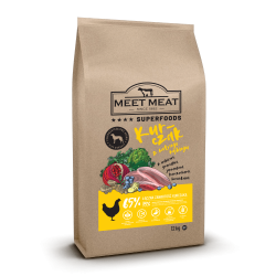 MEET MEAT Superfoods Adult Kurczak z wolnego wybiegu 12kg