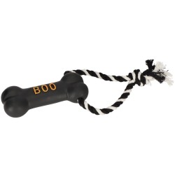 DINGO Zabawka winylowa Halloween - Sznur z kością BOO