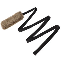 DINGO Szarpak sztuczne futro z długą rączką bungee 150 cm