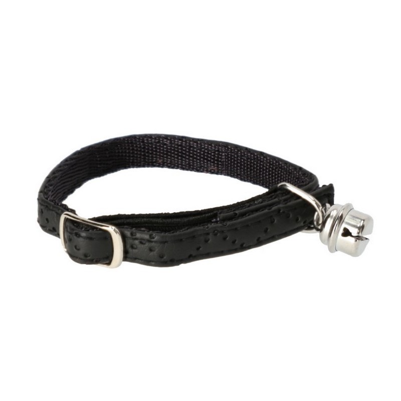 DINGO Obroża dla kota Elegance 1 x 29 cm - czarna