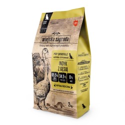 Wiejska Zagroda dla psa - Indyk z gęsią rozmiar chrupek M 20 kg