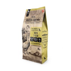 Wiejska Zagroda dla psa - Indyk z gęsią rozmiar chrupek M 20 kg