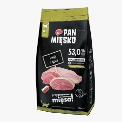 PAN MIĘSKO Indyk z gęsią dla kota S 10 kg
