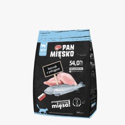 PAN MIĘSKO Kurczak z pstrągiem dla kota S 5kg