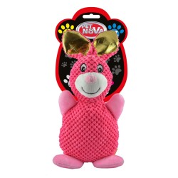 PET NOVA Królik różowy pluszowy