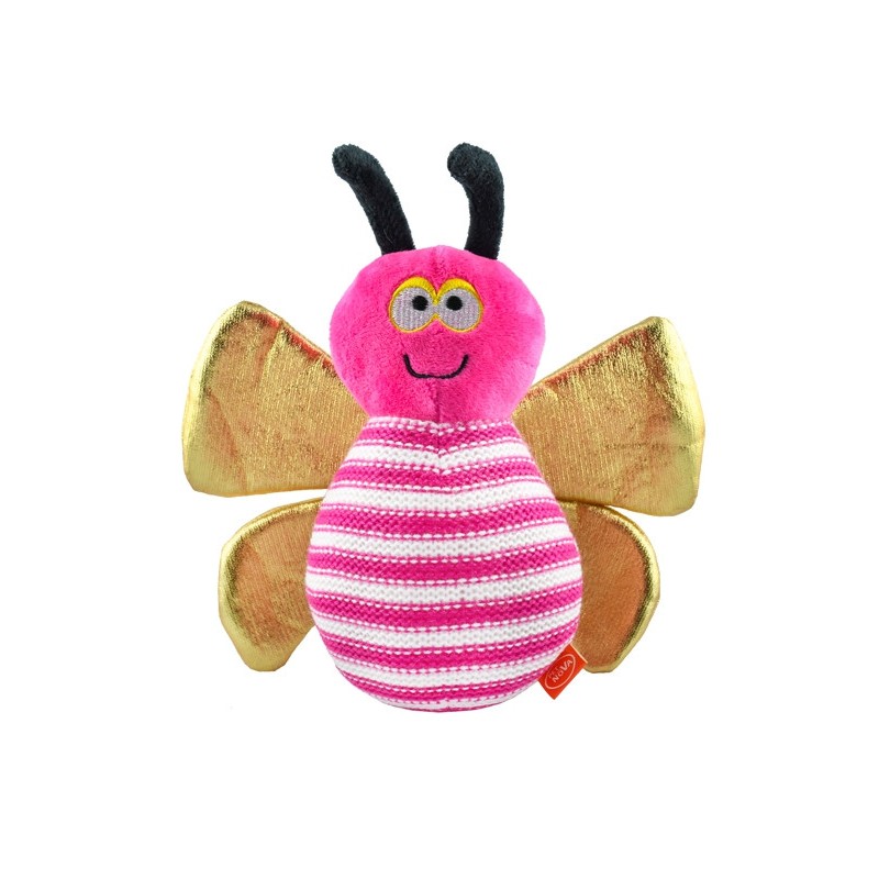 PET NOVA Pszczoła różowa pluszowa