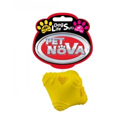 PET NOVA Piłka wariatka 5 cm żółta