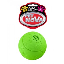 PET NOVA Piłka na przysmaki 8 cm - zielona