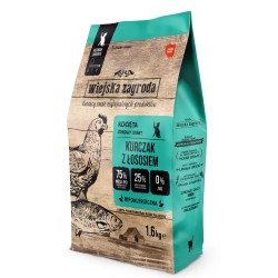 WIEJSKA ZAGRODA dla kociąt - Kurczak z łososiem 5kg