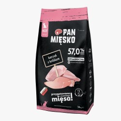 PAN MIĘSKO Kurczak z królikiem dla kociąt XS 5kg
