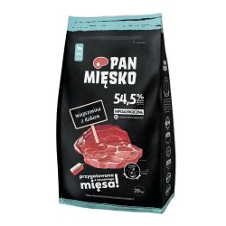 PAN MIĘSKO Wieprzowina z dzikiem - rozmiar chrupek: XL (bardzo duże) 9 kg