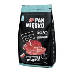 PAN MIĘSKO Wieprzowina z dzikiem - rozmiar chrupek: XL (bardzo duże) 3 kg