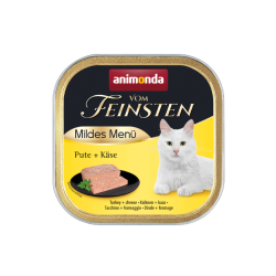 ANIMONDA Cat Vom Feinsten Mild Menu Adult - indyk ser 32x 100g