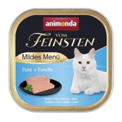 ANIMONDA Cat Vom Feinsten Mild Menu Adult - indyk pstrąg 6x 100g