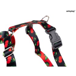 AMIPLAY Szelki Discovery Be Happy Cherry S