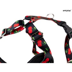 AMIPLAY Szelki Discovery Be Happy Cherry XL
