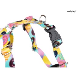 AMIPLAY Szelki Discovery Be Happy Donut M