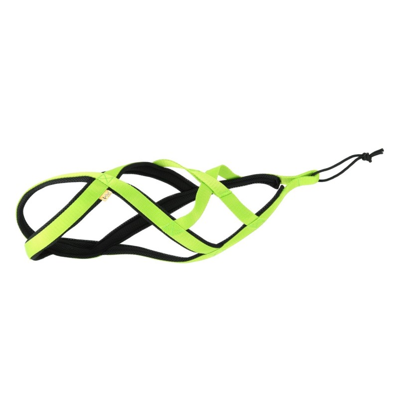 DINGO Szelki typu Sled do biegania z psem - zielony XS