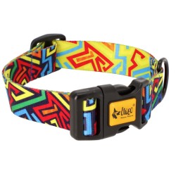 DINGO Obroża regulowana City Graffiti 3,0 x 60 cm