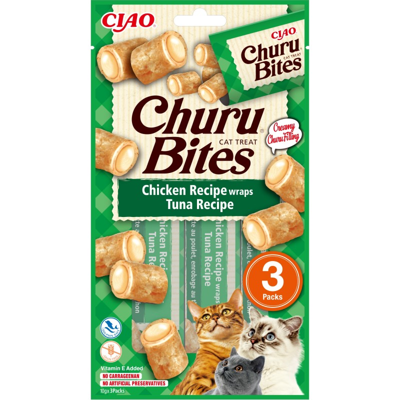 INABA CAT CHURU chicken tuna 3x10g