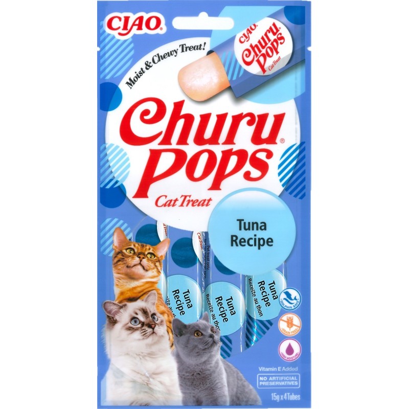 INABA Cat Churu kremowy przysmak w postaci galaretki dla kota tuńczyk 4x15g (60g)