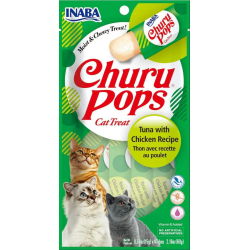 INABA Cat Churu kremowy przysmak w postaci galaretki dla kota tuńczyk z kurczakiem 4x15g (60g)