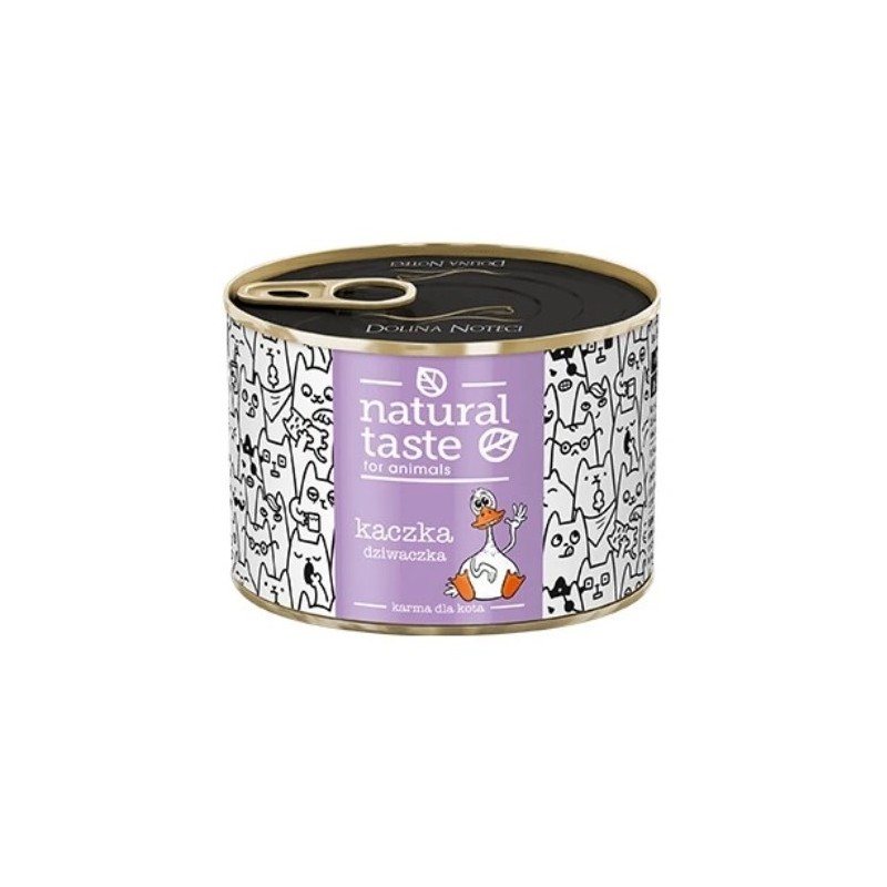 DOLINA NOTECI NATURAL TASTE Kaczka Dziwaczka 185g 12x 185g