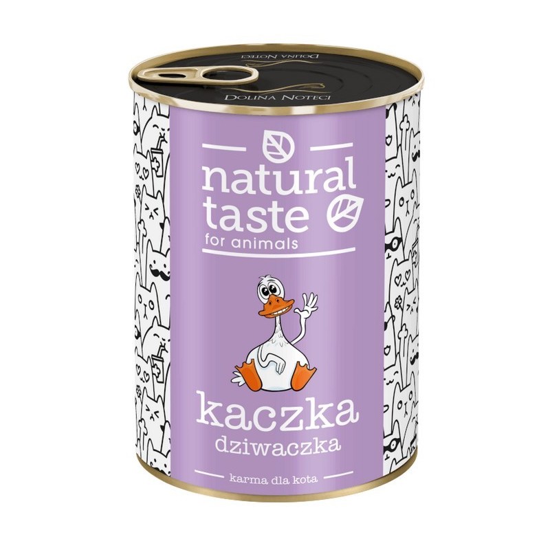 DOLINA NOTECI NATURAL TASTE Kaczka Dziwaczka 400g 12x 400g