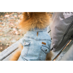 AMIPLAY Koszula Denim - niebieska 50 x 50 x 72 cm