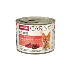 ANIMONDA Carny Kitten - Wołowina z indykiem 200g 24x 200g