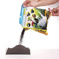 AQUA ART Shrimp Sand Powder  - podłoże do krewetkarium 1,8kg (czarne)