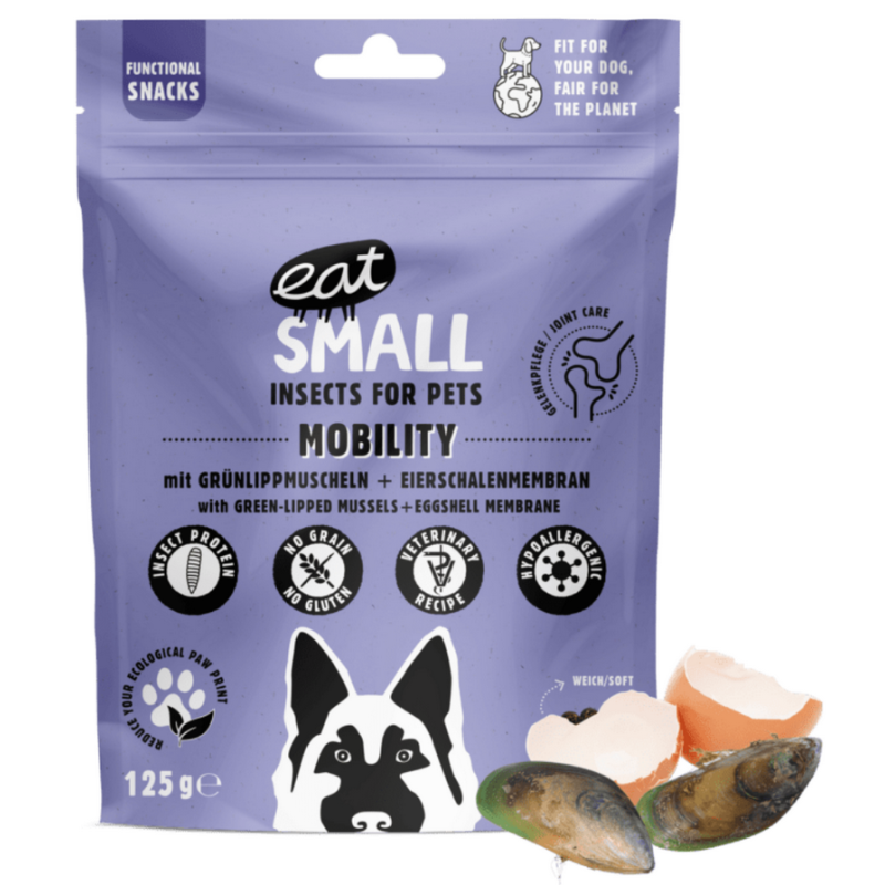 EAT SMALL Mobility ochrona stawów przysmak z owadów 125g