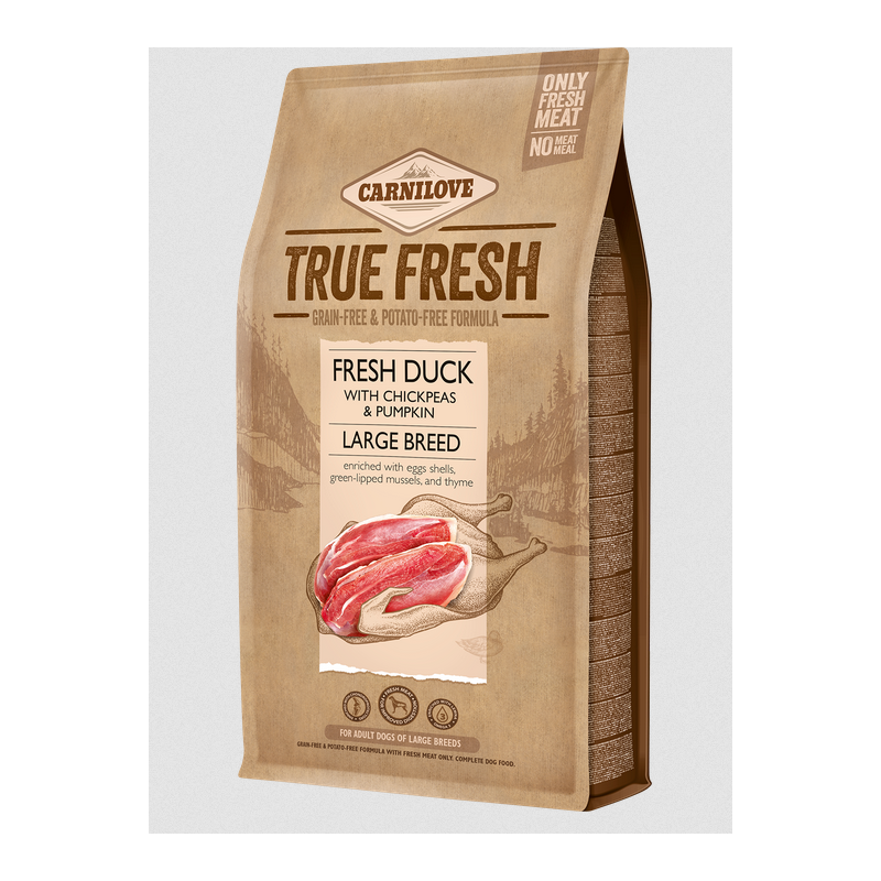 CARNILOVE True Fresh Dog Adult Large Breed Duck 11,4kg