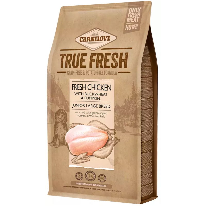 CARNILOVE True Fresh Dog Junior Large Breed Chicken 4 kg
