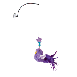 KONG Connects Window Teaser Assorted - wędka dla kota z przyssawką