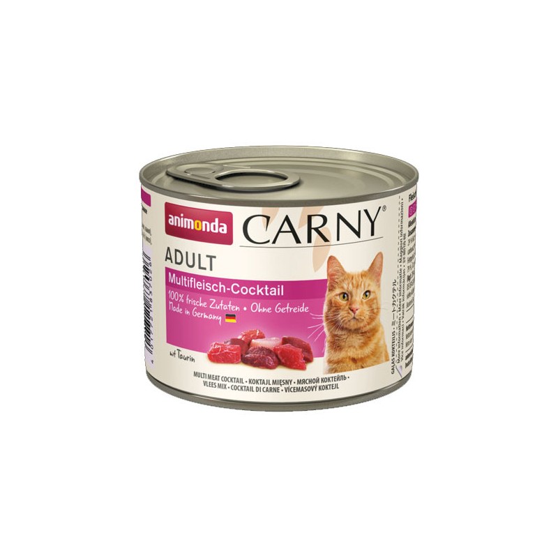 ANIMONDA Carny Adult - Mięsny koktajl 200g 6x 200g