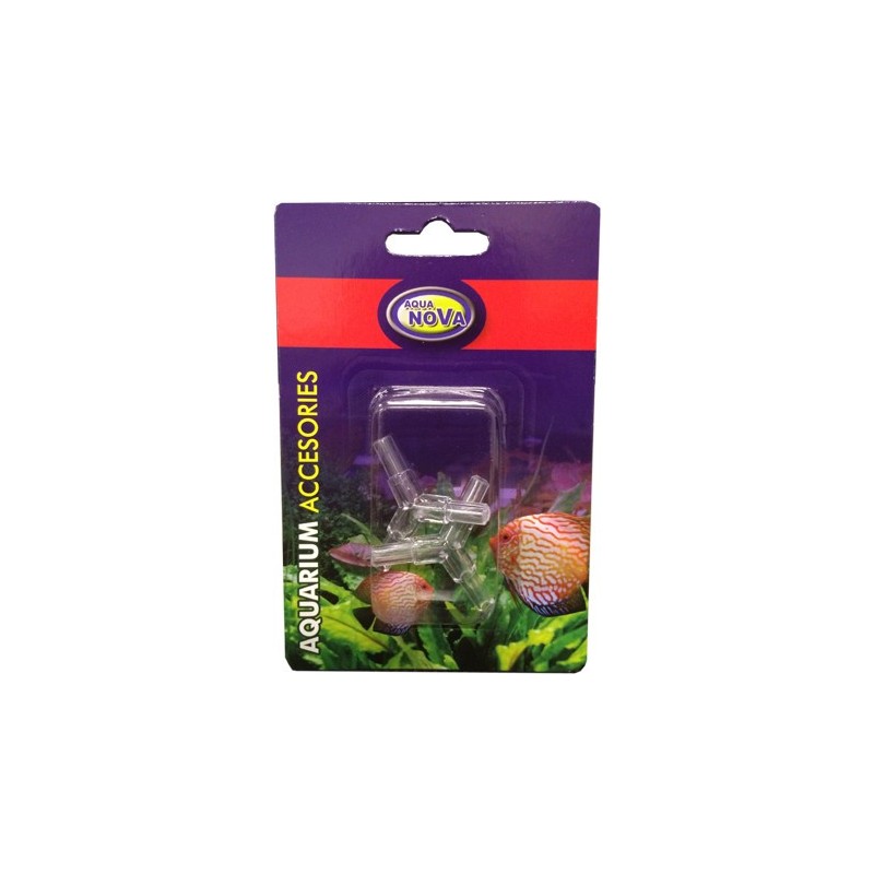 AQUA NOVA Trójnik rozwarty do wężyków 4 mm (2 szt.)