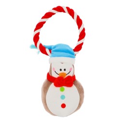 DINGO Pingwin 18 cm - zabawka pluszowa ze sznurkiem dla psa