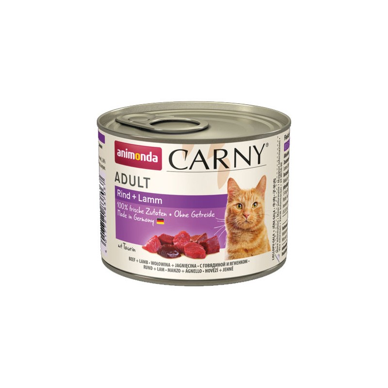 ANIMONDA Carny Adult - Wołowina z jagnięciną 200g 6x 200g