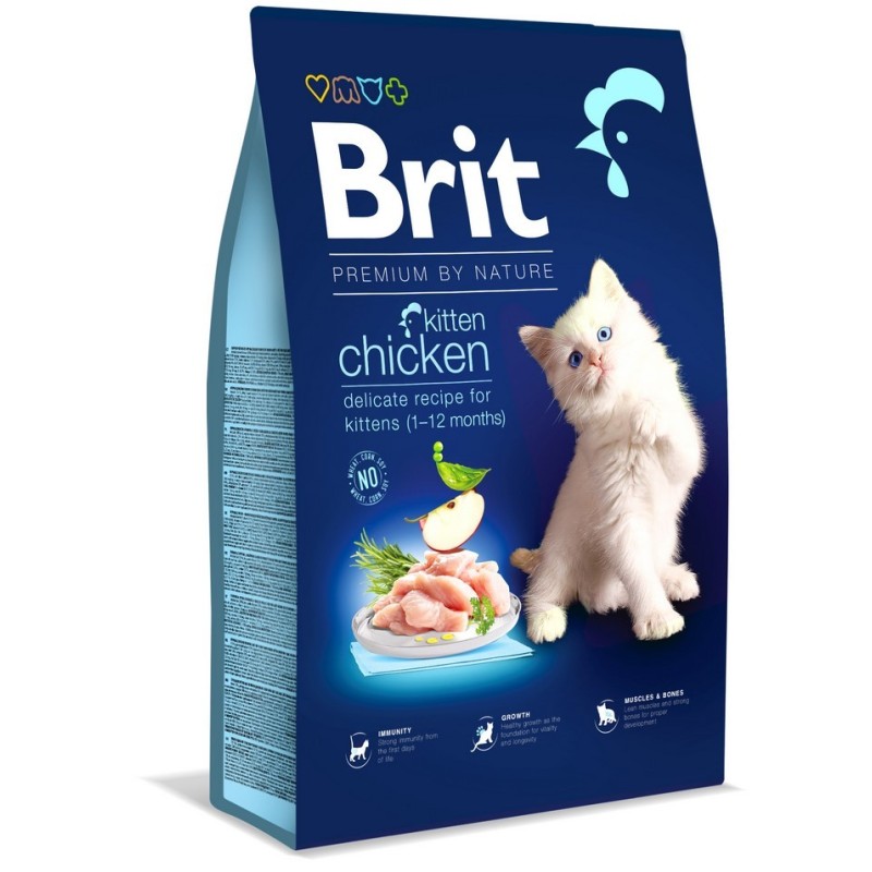 BRIT Premium by Nature Cat Kitten Chicken 8kg