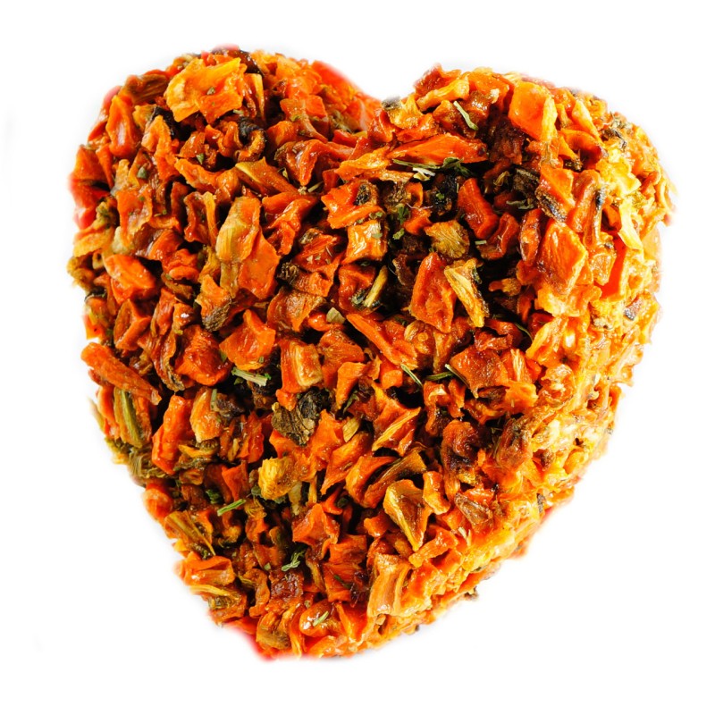 HAM-STAKE Marchewkowe serduszko dla gryzoni i królików - L